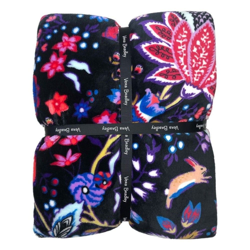 Vera Bradley Foxwood Cozy Life Throw Blanket - Picture 2 of 6